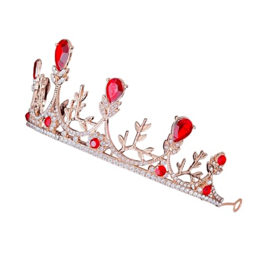 LALADEFIEE Mit Strass Dekorative Hochzeitskrone Für Geburtstagsfeiern Und Besondere Anlässe Haarschmuck-accessoire Für Braut Und Gäste von LALADEFIEE