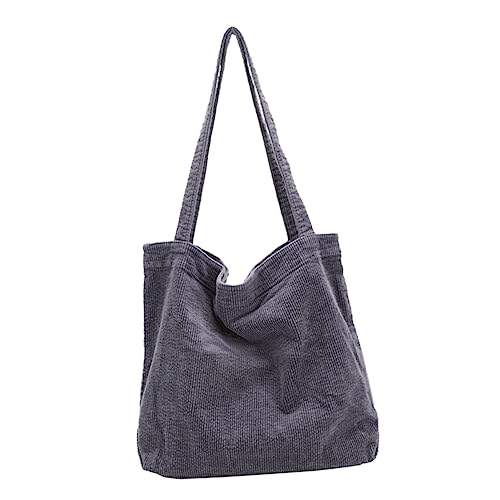 LALADEFIEE Große Vintage Handtasche Aus Cord Lässige Tragetasche Mit Exquisiter Verarbeitung Platz Für Geldbörse Schlüssel Und Kosmetik LALADEFIEE Große Vintage Handtasche Aus Cord Lässige Tragetasche Mit Exquisiter Verarbeitung Platz Für Geldbörse Schlüssel Und Kosmetik von LALADEFIEE