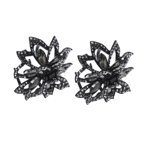 LALADEFIEE 2stücke Haarklammern Für Damen Blumen Haarklammer Dekorative Kleine Haarklammern Für Eleganten Look Für Verschiedene Anlässe von LALADEFIEE