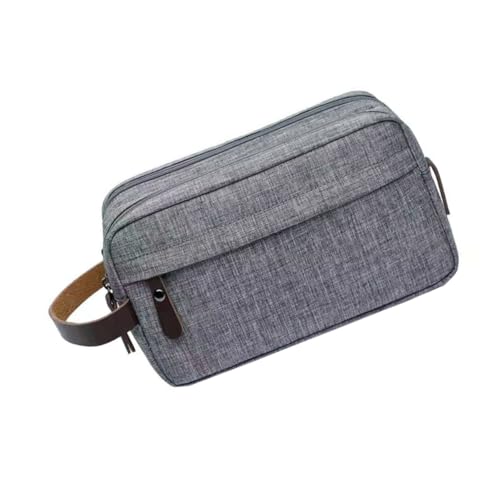 LALADEFIEE Wasserdichter Kulturbeutel Aus Nylon wasserdichte Kosmetiktasche Für Männer Aufbewahrungstasche Waschbeutel Kosmetiktasche Für Reisezubehör Und Persönliche Gegenstände von LALADEFIEE