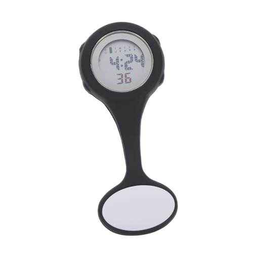 LALADEFIEE Multifunktionale Silikon Krankenschwesteruhr mit Großem Digitaldisplay Leicht Tragbar mit Robustem Zinklegierunggehäuse für Pflegepersonal und Medizinische Berufe von LALADEFIEE