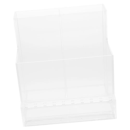LALADEFIEE 1stück Nagelbohrer Transparenter Organizer Für Aufsätze Breit Für Maniküre Und Pediküre Und Platzsparend Perfektes Für Nagelliebhaber von LALADEFIEE