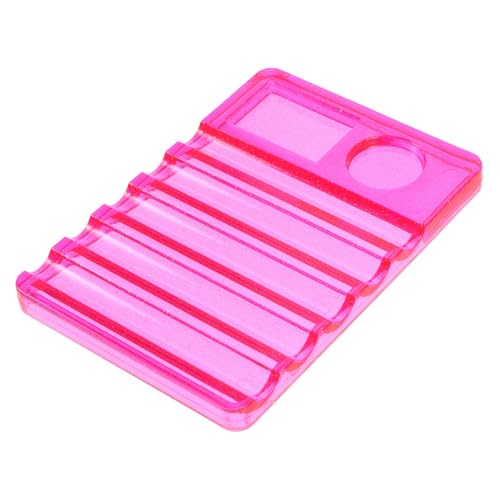 LALADEFIEE Nail Art Palette Und Pinselhalter Für Nagelkunst Fächer Organizer Mit Mischpalette Für Nail Art Geeignet Für Nagelstudios Und Heimgebrauch Elegantem von LALADEFIEE