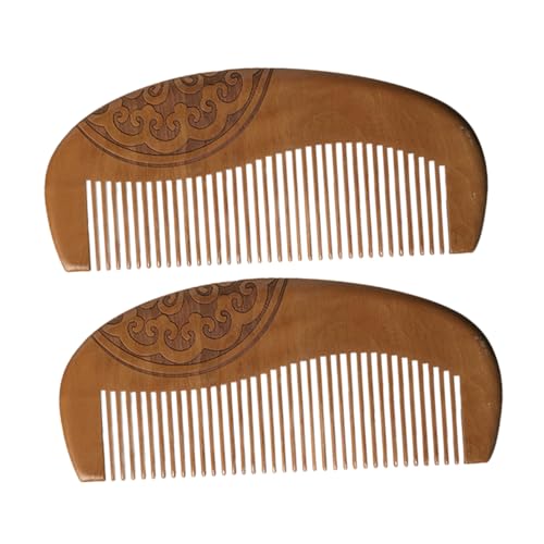 LALADEFIEE Holzkamm Im Chinesischen Stil Entwirrungskamm Für Damen Stylingkamm Klein Und Tragbar Passt in Taschen Zum Kämmen Und Frisuren Kreieren von LALADEFIEE