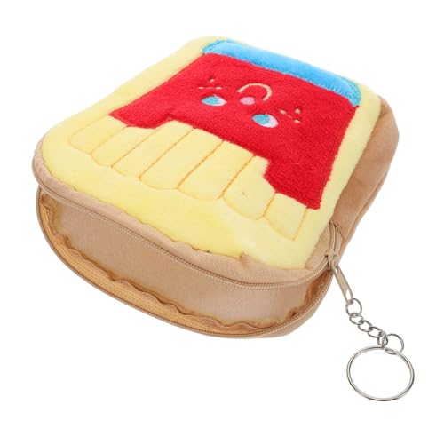 LALADEFIEE Kleine Cartoon-geldbörse Münztäschchen Plüsch-geldbörse Mit Reißverschluss Leicht Zu Tragen Platz Für Geld Und Karten von LALADEFIEE