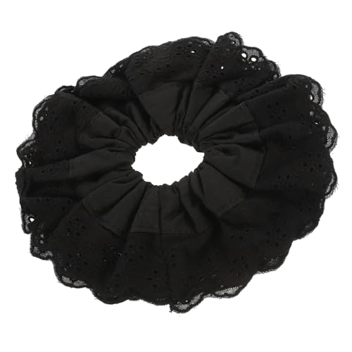 LALADEFIEE Spitze Haargummis Elastische Haarband Pferdeschwanzhalter Dekorative Scrunchy Für Damen Mädchen Accessoires von LALADEFIEE