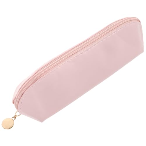 LALADEFIEE Makeup Tasche Pu- Für Damen Praktischer Reise Kosmetik Organizer Mit Fächern Für Toilettenartikel Und Make-up Pinkpinselbeutel von LALADEFIEE