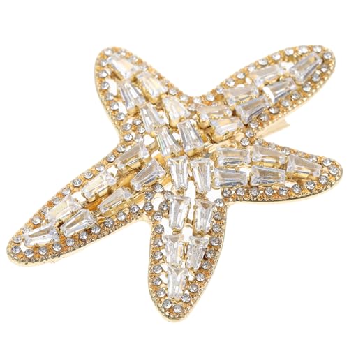 LALADEFIEE Perlen Haarspange Goldfarbener Haarklammer Muschel Design Damen Haarschmuck Für Alltag Make Up Kochen Pflege LALADEFIEE Perlen Haarspange Goldfarbener Haarklammer Muschel Design Damen Haarschmuck Für Alltag Make Up Kochen Pflege von LALADEFIEE