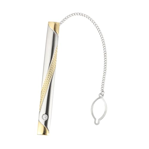LALADEFIEE Praktische Krawattenklammer Herren Kupfer Business Krawattennadel Stabiler Halter für Anzug Hemd Alltag Hochzeit von LALADEFIEE