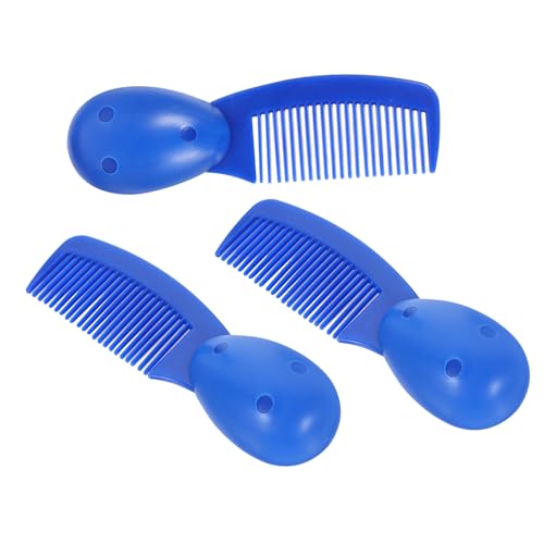 LALADEFIEE Prison Combs 3er-pack Kämme Glühbirnengriff Tragbare Haarkämme für Männer und Frauen Haarstyling von LALADEFIEE