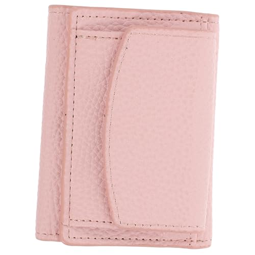 LALADEFIEE Pu Leder Geldbörse Für Damen Dreifach Gefaltetes Großes Münz Und Kartenetui Mit RFID-Schutz Für Shopping Und Reisen Farbe Zufällig von LALADEFIEE