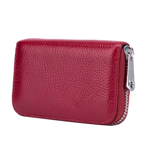 LALADEFIEE RFID-kartenetui Herren Aus Echtem Leder Mit Kartenhalter Und Ausweisetasche Für Kreditkarten Und Ausweise von LALADEFIEE