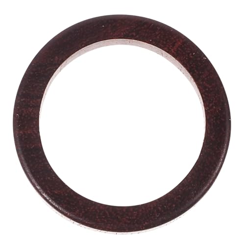 LALADEFIEE Holzring Fingerring Aus Holz Für Frauen Mädchen Natur Schmuckring Einfache Ringe Fingerdekoration Passender Ring Für Party Alltag von LALADEFIEE