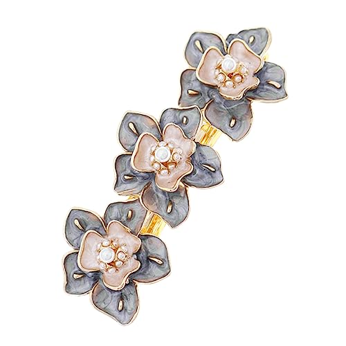 LALADEFIEE Retro Perl Haarklammern Mit Blumen-design Elegante Haarspangen Für Frauen Für Hochzeiten Und Festliche Anlässe Als Haaraccessoire Und Dekoration von LALADEFIEE