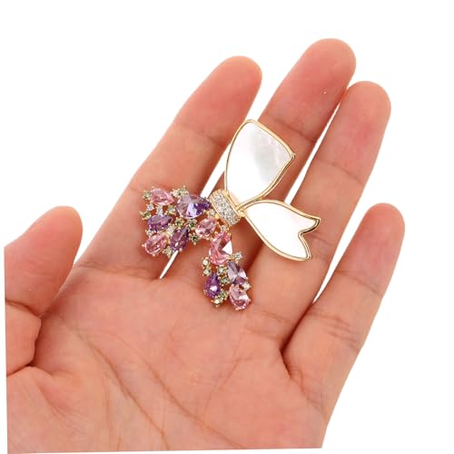 LALADEFIEE Rhinestone Schmetterling Brosche mit Sicherheitsverschluss Eleganter funkelnder Anstecker für Damenjacken Kleider Anzüge und Taschen Modisches Schmuckaccessoire für Hochzeit Party von LALADEFIEE