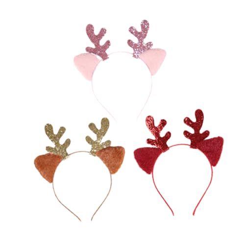 LALADEFIEE 3 Teiliges Weihnachts Stirnband Mit Rentiergeweih Und Glöckchen Festliche Kopfbedeckung Für Und Erwachsene Pink Ideal Für Kostüme Und Weihnachtsfeiern LALADEFIEE 3 Teiliges Weihnachts Stirnband Mit Rentiergeweih Und Glöckchen Festliche Kopfbedeckung Für Und Erwachsene Pink Ideal Für Kostüme Und Weihnachtsfeiern von LALADEFIEE