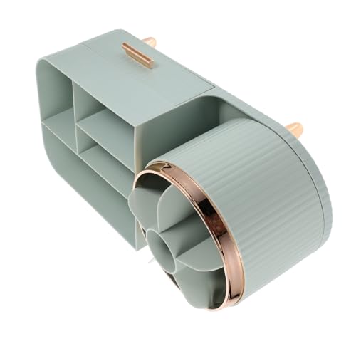 LALADEFIEE Drehbarer Make-up Pinsel Organizer Mit Kosmetik Aufbewahrungsbox Für Arbeitsplatte Eleganter Schmink Organizer Für Ihr Badezimmer Sanftem LALADEFIEE Drehbarer Make-up Pinsel Organizer Mit Kosmetik Aufbewahrungsbox Für Arbeitsplatte Eleganter Schmink Organizer Für Ihr Badezimmer Sanftem von LALADEFIEE