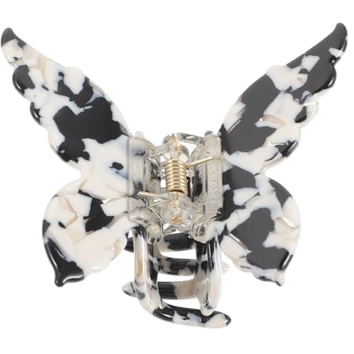 LALADEFIEE Schmetterling Haarklammer aus Acetat Kleine Bunte Haarspange für Dickes und Dünnes Haar Rutschfester Haarschmuck für Damen und Mädchen Langlebiger Butterfly Claw Clip Vielseitig von LALADEFIEE