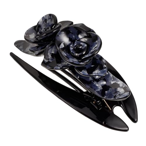 LALADEFIEE Schwalbenschwanz-haarnadel Flache Haarspangen Für Damen Französische Haarspangen Aus Acryl Robuste Haaraccessoires Zum Stylen von LALADEFIEE