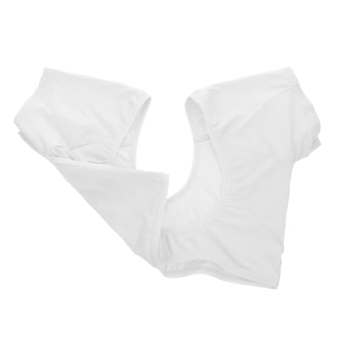 LALADEFIEE Schweißabsorbierende Wattepads unter den Achseln Achselweste Achselschweißschutzweste Achselschilde Unterarm Schweißpolster Polyester Unterarmweste Hemden für Frauen Damenweste von LALADEFIEE