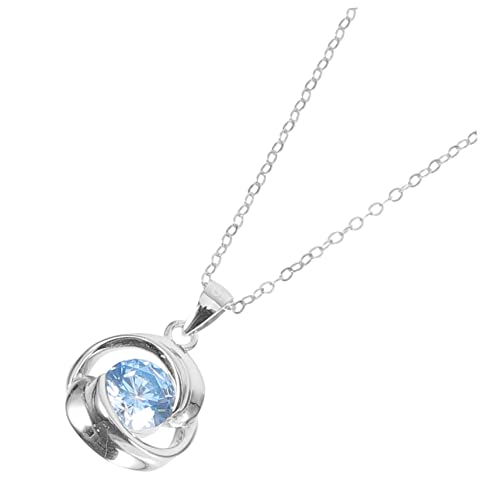 LALADEFIEE Silber Rosenschmuck Halskette Damen Minimalistischer Zirkonia Anhänger Choker Schmuck für Frauen und Mädchen Eleganter Vierblättriger Kleeblatt Design Hautfreundlich und von LALADEFIEE