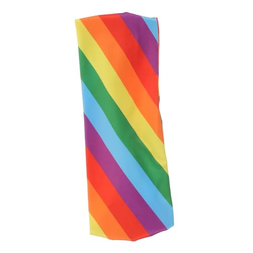 LALADEFIEE Sport-stirnband Regenbogen Schweißband Zum Laufen Elastisches Stirnband Für Fitness Yoga Haarband Dekoratives Stirnband Für Sport von LALADEFIEE