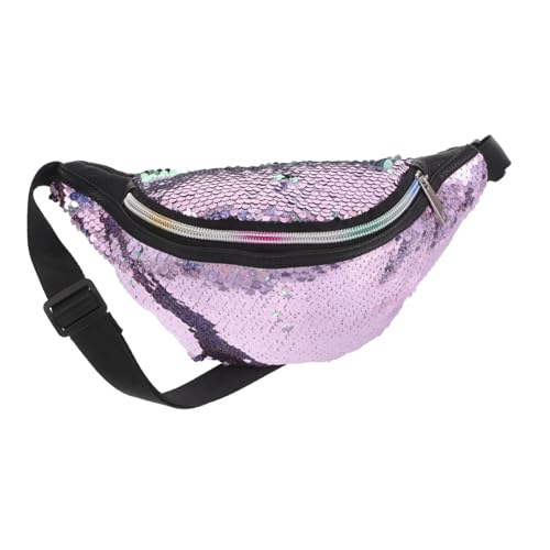 LALADEFIEE Bauchtasche Mit Meerjungfrau Pailletten Verstellbare Umhängetasche Für Frauen Für Reisen Partys Und Täglichen Gebrauch Funkelnde Gürteltasche Für Stylische Auftritte von LALADEFIEE