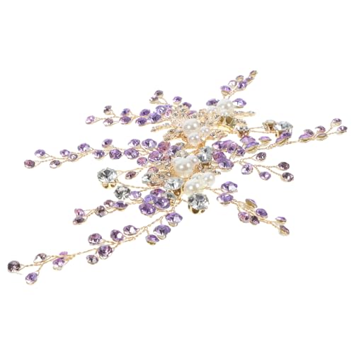 LALADEFIEE Strass-kopfschmuck Für Hochzeit Braut Kopfschmuck Mit Blattdekor Leicht Stilvoll LALADEFIEE Strass-kopfschmuck Für Hochzeit Braut Kopfschmuck Mit Blattdekor Leicht Stilvoll von LALADEFIEE