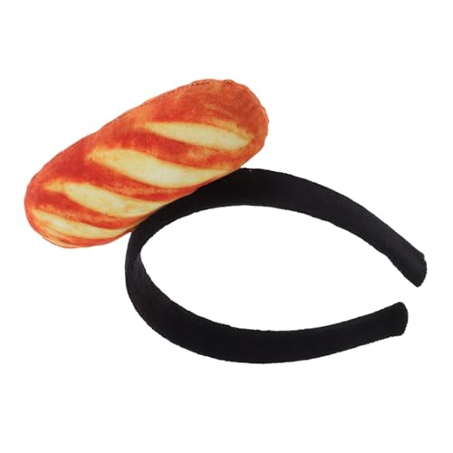LALADEFIEE Cosplay Stirnband Brot Lustiger Haarreifen Für Festivals Partys Und Fotoshootings Material Vielseitiges Haaraccessoire Für Kreative Anlässe von LALADEFIEE