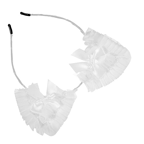 LALADEFIEE Katzenohren Stirnband Haarteiler Tierkopfband Katzenohren Stirnband Für Mädchen Cosplay Party Geburtstag Weihnachten von LALADEFIEE