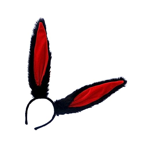 LALADEFIEE Hasenohren-haarband Bunny Ohr Kopfschmuck Party Accessoire Tierohr Stirnband Cosplay Requisiten Für Festival Und Kostüm von LALADEFIEE