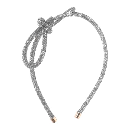 LALADEFIEE Strass-stirnband Für Damen Mit Schleife Haarband Kopfschmuck Für Braut Hochzeit Geburtstag Jubiläum Formelle Partys Haarschmuck Für Mädchen von LALADEFIEE