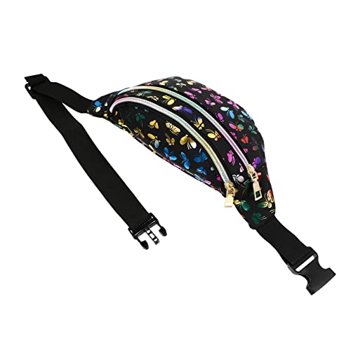 LALADEFIEE 1stück Stylische Pu Bauchtasche Für Damen Verstellbare Crossbody Umhängetasche Für Shopping Reisen Freizeitaktivitäten Und Tägliche Nutzung Schwarz von LALADEFIEE