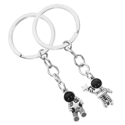 LALADEFIEE Schlüsselanhänger Aus Metall in Astronautenform Kompakt Und Leicht Als Taschenanhänger Rucksack-schlüsselanhänger Dekorativer Anhänger von LALADEFIEE