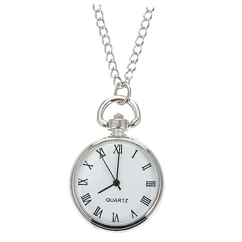 LALADEFIEE Taschenuhr Hängende Taschenuhr Aus Legierung Mit Kette Halskette Uhr Für Modisches Tragen von LALADEFIEE