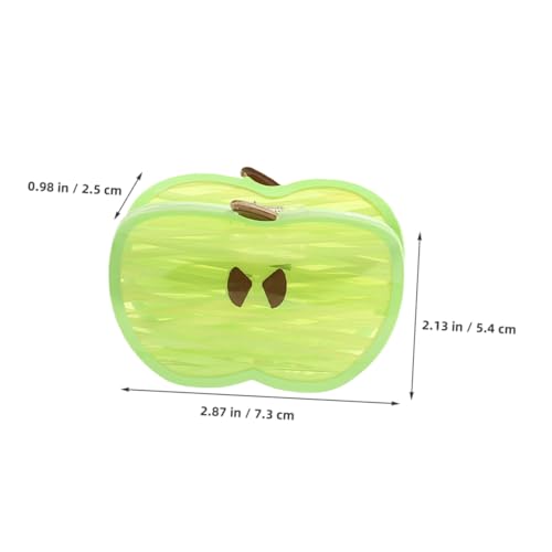 LALADEFIEE Tragbare Mittlere Haarklammer mit Niedlichem Apfel Design Dekorativer Haarschmuck für Damen und Mädchen Fester Ziehen Vielseitig für Alltag und Festliche Anlässe von LALADEFIEE