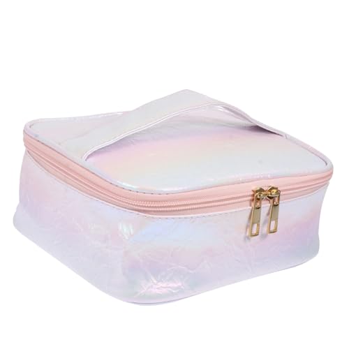 LALADEFIEE 1stück Stylische Kosmetiktasche Aus PVC Für Reisen Und Alltag Große Praktische Organizer-Tasche Für Damen Zur Aufbewahrung Von Toilettenartikeln Und Make-up von LALADEFIEE
