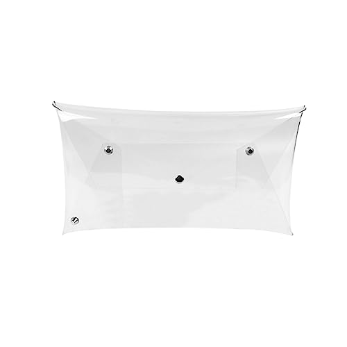 LALADEFIEE Transparente Damen Clutch Handtasche Jelly Bag mit Großem Fassungsvermögen Strapazierfähiges Material Eleganter Look für Abend und Hochzeitsfeiern für Freundinnen von LALADEFIEE