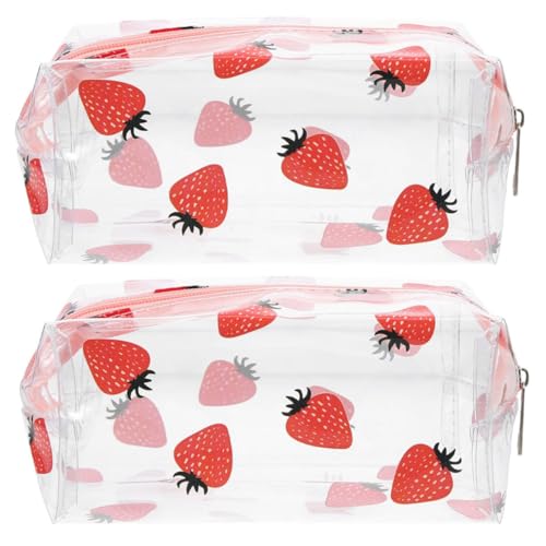 LALADEFIEE Transparente Kosmetiktasche Mit Reißverschluss Für Reisen Camping Make-up-Organizer Für Handtasche Und Toilettenartikel von LALADEFIEE