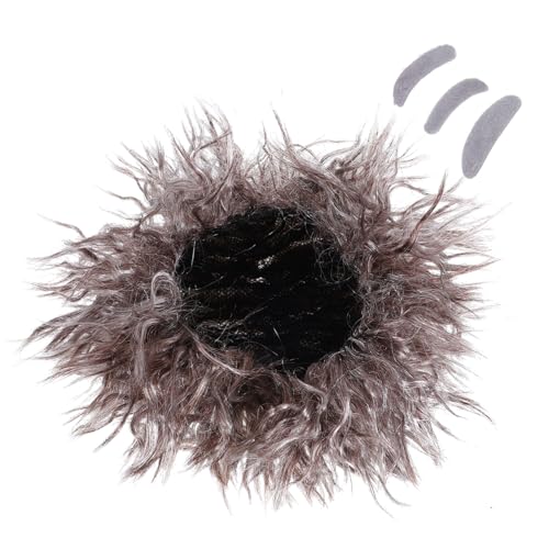 LALADEFIEE Verrückte Wissenschaftler Perücke Kostüm Lustige Perücken Wissenschaftler Kopfbedeckung Cosplay Perücke Für Damen Opa Kostüm Herren Perücken Für Aufführung von LALADEFIEE