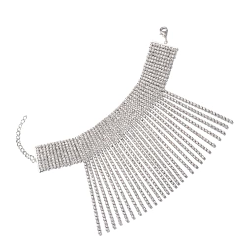 LALADEFIEE Verstellbares Fußkettchen Silber mit Modischem Quastenanhänger Damen Schmuck für Strand Hochzeit Party Alltag für Freundin Frau von LALADEFIEE