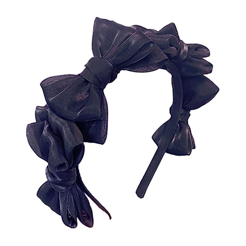 LALADEFIEE Vintage Stil Haarband Mit Schleife Elegantes Damen Haaraccessoire Für Besondere Anlässe Leicht Und Bequem Für Valentinstag Und Weihnachten von LALADEFIEE