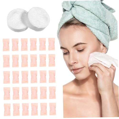 LALADEFIEE 100 Stücke Komprimiert Handtücher Individuelle Verpackung Vielseitig Verwenden Notfall Reise Handtücher von LALADEFIEE