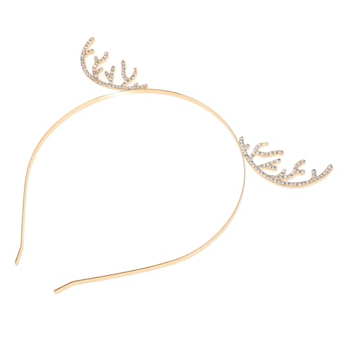 LALADEFIEE Weihnachts Haarreif Mit Rentiergeweih Und Schneeflocken Festlicher Kopfschmuck Für Frauen Und Mädchen Für Feiertagsfeiern Und Cosplay Charmantes Accessoire Für Weihnachtszeit von LALADEFIEE