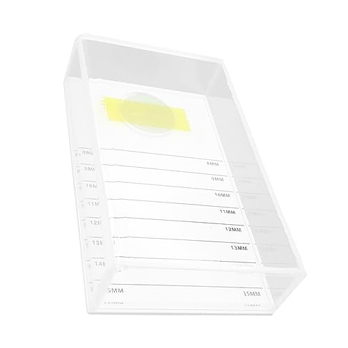LALADEFIEE Wimpern-organizer Zum Pfropfen Von Wimpernverlängerungen Aufbewahrungsbox Für Falsche Wimpern Mit Transparentem Design Kosmetikzubehör Mit Guter Versiegelung Und Großem Fassungsver von LALADEFIEE