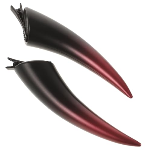 LALAFINA 1 Paar Halloween Teufelshörner Haarklammer für Frauen Teens Einzigartige Cosplay Haarclips mit Kreativem Horn Design für Halloween Kostümpartys von LALAFINA