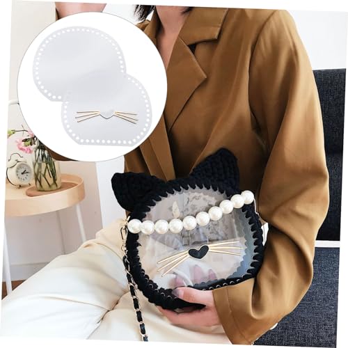 LALAFINA DIY Taschenmaterial Acryl Webtaschen Zubehör Geflochtene Tasche DIY-gewebte Tasche Teile Webtaschenboards von LALAFINA