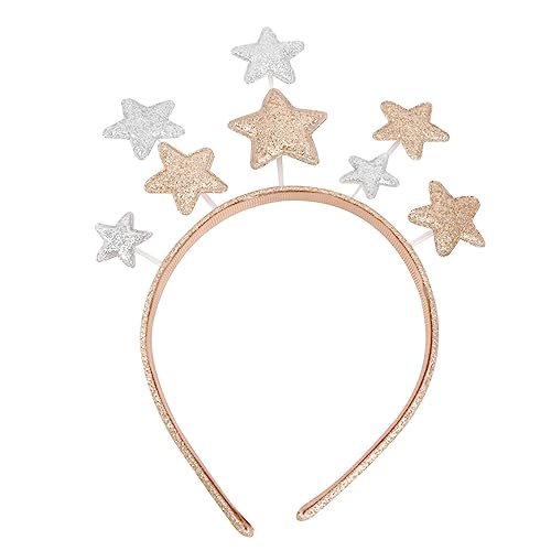 LALAFINA 1stk Mädchen-outfits Weihnachtsstirnband Haarschmuck Für Damen Griechische Göttin Kostüm Frauen Goldene Haarspangen Weihnachten Rentier Stirnband Sternkrone Braut Kristall Kopftuch von LALAFINA