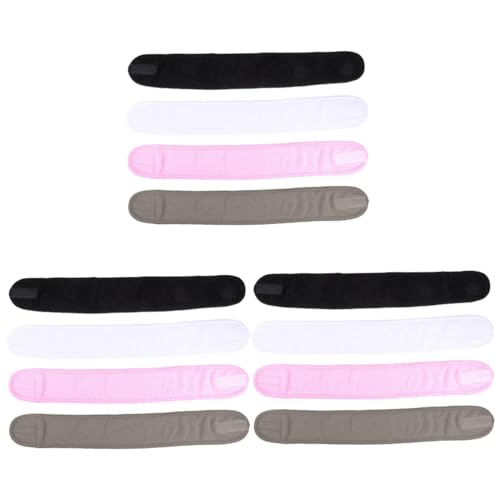 LALAFINA 12 Stirnband cosmetic kosmetiktäschchen dehnbarer Kopfwickel Stirnbänder für sportliche Damen Spa-Haarband Haarbänder für Damenhaar Make-up-Kopfpackung bilden Schal Duschkopf von LALAFINA