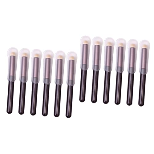 LALAFINA 12 Stück Blending Lidschatten Make-Up Auge Mädchen Flüssigkeit Highlighter Puder Applikatoren Zubehör Kosmetikzubehör Applikator Concealer Pinsel Shadow Puffs Für Kosmetikpinsel von LALAFINA